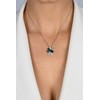 Brilio Silver Brilio Sidabrinis Charming sidabrinis jewelry set with zircons SET248WG (pakabukas, earrings)