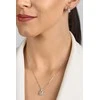 Brilio Silver Sparkling sidabrinis jewelry set with zircons SET262W (chain, pendant, earrings)
