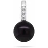 Brilio Silver Jewelry set with dark pearls and zircons SET291WBC (pendant, earrings)