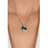 Brilio Silver Brilio Sidabrinis Charming sidabrinis jewelry set with zircons SET248WG (pakabukas, earrings)