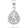 Brilio Silver Brilio Sidabrinis Sidabrinis jewelry set Drop with zircons SET226W (pendant, earrings)