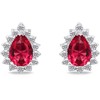 Brilio Silver Brilio Sidabrinis Sidabrinis jewelry set Drop with zircons SET226WR (pendant, earrings)