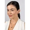 Brilio Silver Papuošalų rinkinys su cirkoniais ir tamsiais perlais SET276WBC (pakabukas, auskarai)