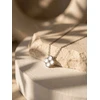 Brilio Silver Charming sidabrinis pakabukas Baltas Clover NCL222W