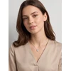 Brilio Silver Charming sidabrinis pakabukas Baltas Clover NCL222W