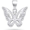 Brilio Silver Brilio Sidabrinis Charming sidabrinis pakabukas su cirkoniais Butterfly PT75W