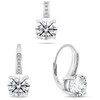Brilio Silver Brilio Sidabrinis Sidabrinis jewelry set with cubic zirconia SET241W (pendant, earrings)