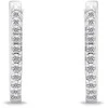Brilio Silver Brilio Sidabrinis Classic sidabrinis lankstiniai auskarai su cirkoniais EA683W