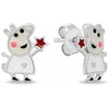 Brilio Silver Mieli Peppa Pig sidabriniai auskarai EA1088W