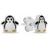 Brilio Silver Mieli sidabriniai auskarai Penguin EA1110W