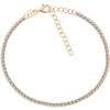 Brilio Silver Dazzling cubic zirconia tennis bracelet BRC170R