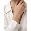 Brilio Silver Brilio Sidabrinis Matching auksinis-plated bracelet with cross BRC96Y