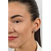 Brilio Silver Brilio Sidabrinis Matching sidabrinis earrings with zircons Flowers EA577WAQ