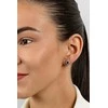 Brilio Silver Matching sidabrinis earrings with zircons Flowers EA577WB