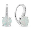 Brilio Silver Brilio Sidabrinis Matching sidabrinis earrings with zircons and synthetic opals EA932W