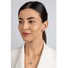 Brilio Silver Sidabrinis papuošalų rinkinys su turkio cirkoniais SET261WAQ (grandinėlė, pakabukas, auskarai)