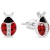 Brilio Silver Brilio Sidabrinis Derantys sidabrino auskarai „Ladybugs EA951W“