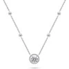 Brilio Silver Brilio Sidabrinis Matching sidabrinis pakabukas with zircons NCL97W