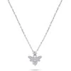 Brilio Silver Brilio Sidabrinis Decent sidabrinis pakabukas Bee with zircons NCL88W