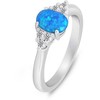 Brilio Silver Brilio Sidabrinis Matching sidabrinis ring with opal and zircons RI109WB