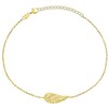 Brilio Silver Brilio Sidabrinis Delicate auksinis-plated bracelet with angel wing BRC129Y