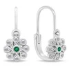 Brilio Silver Brilio Sidabrinis Delicate girl´s sidabrinis earrings Flowers EA190WG