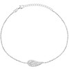Brilio Silver Brilio Sidabrinis Delicate sidabrinis bracelet with angel wing BRC129W