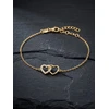 Brilio Silver Brilio Sidabrinis Delicate sidabrinis bracelet Interconnected hearts BRC115Y