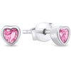 Brilio Silver Brilio Sidabrinis Delicate sidabrinis auskarai su cirkoniais Hearts EA599WP
