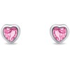 Brilio Silver Brilio Sidabrinis Delicate sidabrinis auskarai su cirkoniais Hearts EA599WP