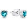 Brilio Silver Brilio Sidabrinis Delicate sidabrinis auskarai su cirkoniais Širdelės EA599WLB