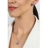 Brilio Silver Jewelry set Hearts with pink zircons SET295WP (chain, pendant, earrings)