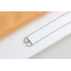 Brilio Silver Brilio Sidabrinis Delicate Sidabrinis Linked Hearts Kaklo papuošalas NCL117W