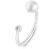Brilio Silver Brilio Sidabrinis Delicate sidabrinis ring with a real pearl RI103W