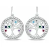 Brilio Silver Brilio Sidabrinis Designer sidabrinis earrings medžio of life EA70WRBW