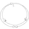 Brilio Silver Double sidabrinis bracelet with ornaments BRC34W