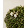 Brilio Silver Elegant auksinis-plated earrings with clear zircons EA1274Y