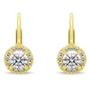 Brilio Silver Elegant auksinis-plated earrings with cubic zirconia EA1267Y