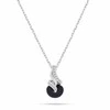 Brilio Silver Elegant jewelry set with dark pearls SET298WBC (pakabukas, pendant, earrings)