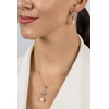 Brilio Silver Elegant jewelry set with zircons and pearls SET267WBC (pakabukas, pendant, earrings)