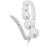 Brilio Silver Brilio Sidabrinis Elegant atviras žiedas su perlais RI098W