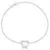 Brilio Silver Elegant sidabrinis bracelet with real pearl BRC28W