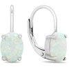 Brilio Silver Brilio Sidabrinis Elegant sidabrinis auskarai su sintetiniais opalais EA373W
