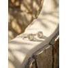 Brilio Silver Elegant sidabrinis earrings with clear zircons EA1274W
