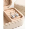 Brilio Silver Elegant sidabrinis earrings with clear zircons EA1274W