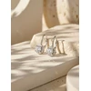 Brilio Silver Elegant sidabrinis earrings with cubic zirconia EA1267W