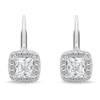 Brilio Silver Elegant sidabrinis earrings with clear zircons EA1274W