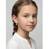 Brilio Silver Elegant sidabrinis earrings with clear zircons EA1274W