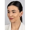 Brilio Silver Elegantiški sidabriniai auskarai su cirkoniais ir perlais EA1053W