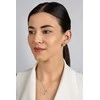 Brilio Silver Sidabrinis jewelry set with cubic zirconia SET260W (pendant, earrings)